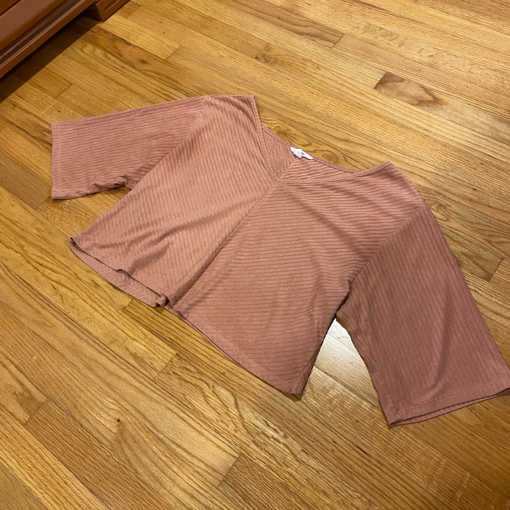 Ribbed Velvet Shirt